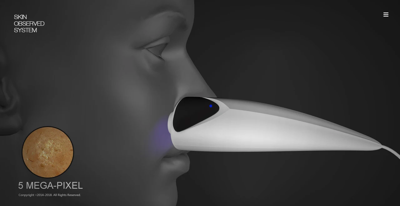 USB Connective Portable Skin Analyzer