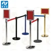 Subway Guide Equipment Retractable Belt Stanchions