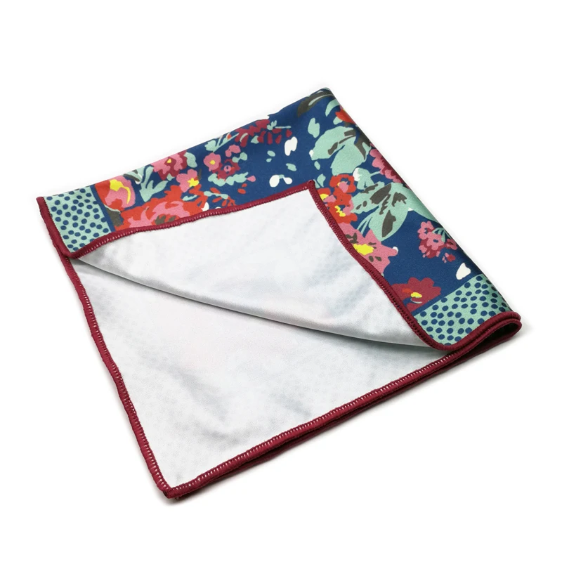 Custom Design Printing Microfiber Handkerchief Pocket Cloth - Buy ...