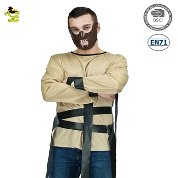 Homme adulte halloween déguisement zombie malade mental costumes