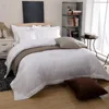 Best quality white bedding sheets percale cotton hotel bed linen