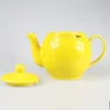 750ml Logo Decal Design Personalized China Induction Tea Pot With Plastic Infuser Sets