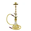 Yellow Big Size Clear Crystal Hookah