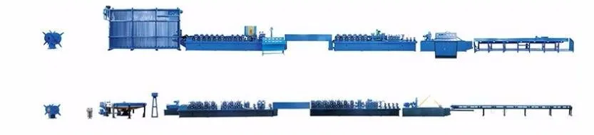 ERW steel pipe production line