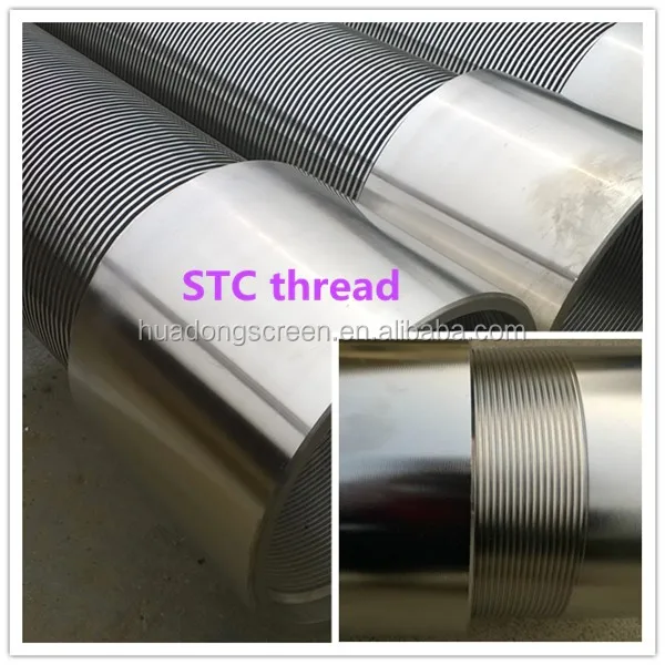 product-600-600 Stainless steel 304/316 0.75mm slot Johnson well screen tube/wedge wire filter