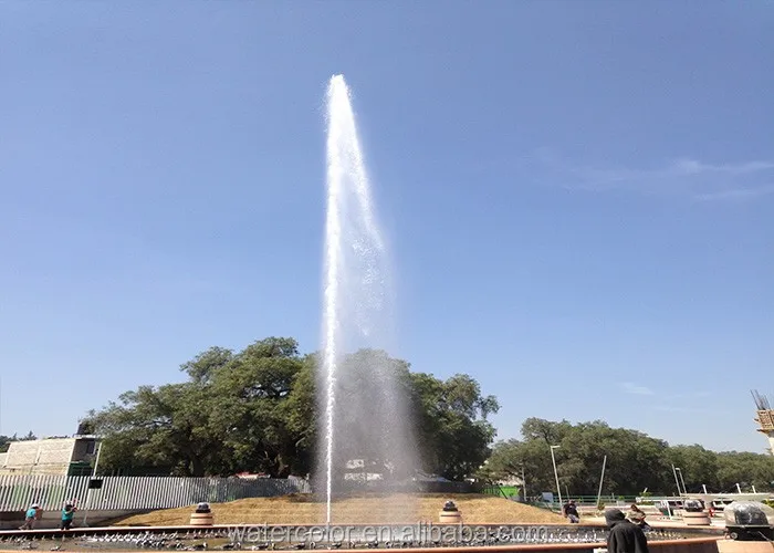 户外装饰高喷射喷泉音乐舞蹈项目展示