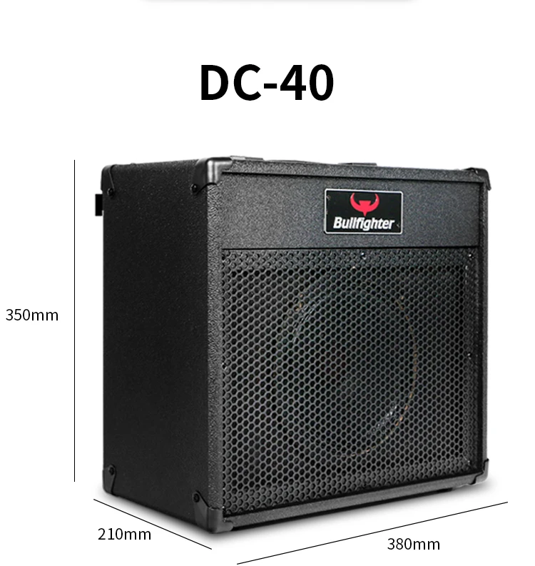 Bullfighter 10 inch 40 watt wholesale acoustic electric guitar amplifier made in China