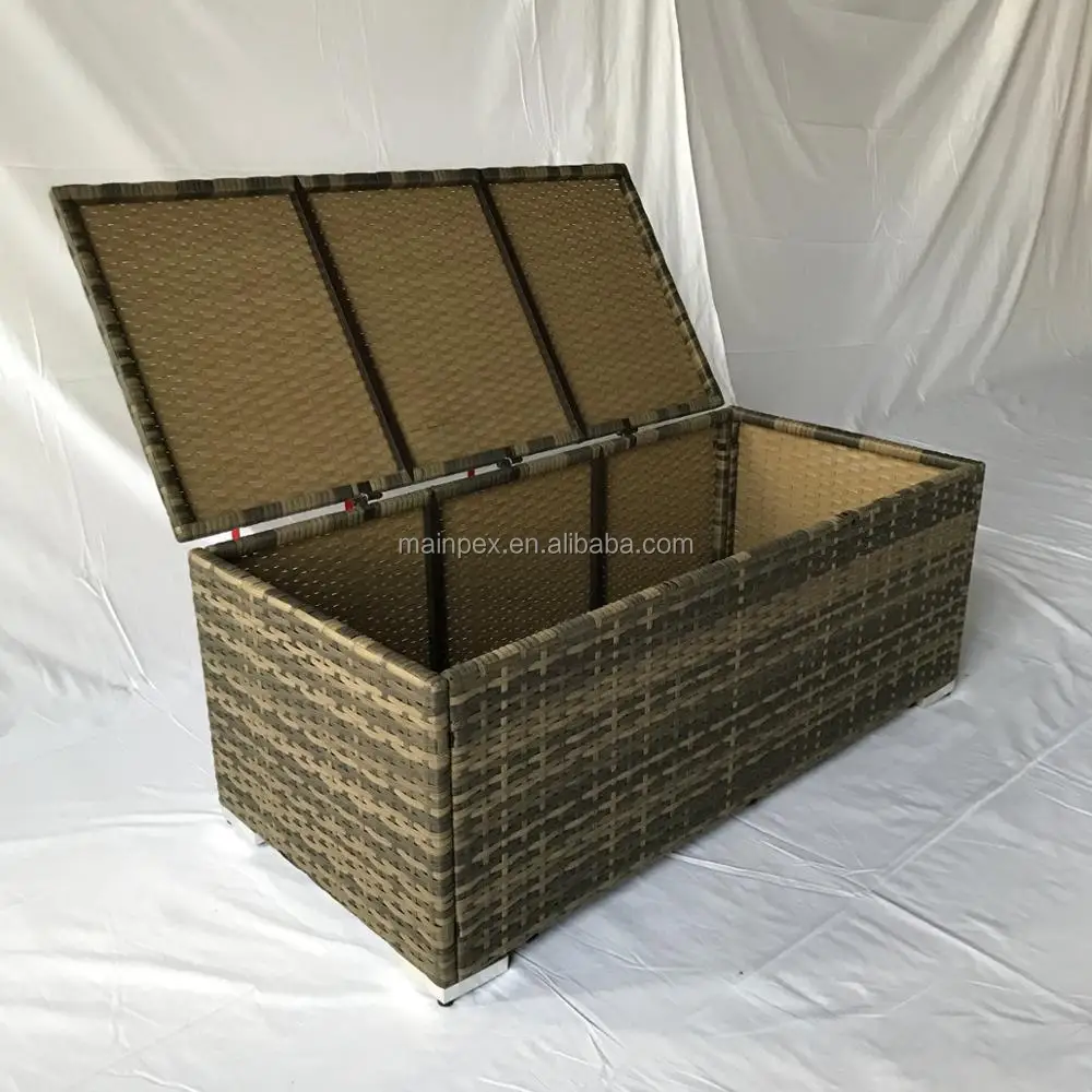 Garden Rattan Furniture Aluminum Frame Large Size Lockers - Buy Rattan