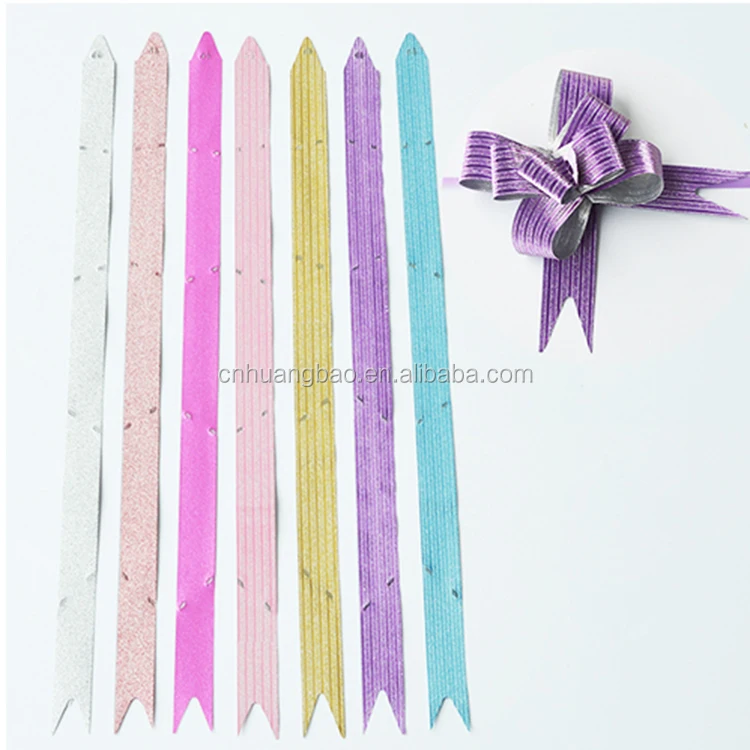 Twinkle Glitter Fabric Butterfly Ribbon Tie Bow Ribbon Bow