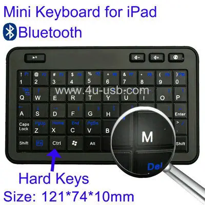Mini Bluetooth Keyboard for iPad/iPad 2/iPhone/Smart Phone/Laptop