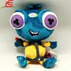 wholesale blue vocal stuff plush big eyes bee with backpack