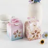 Hot Sales!! European Style Classics Pierced Petal Wedding Box Paper Candy Box