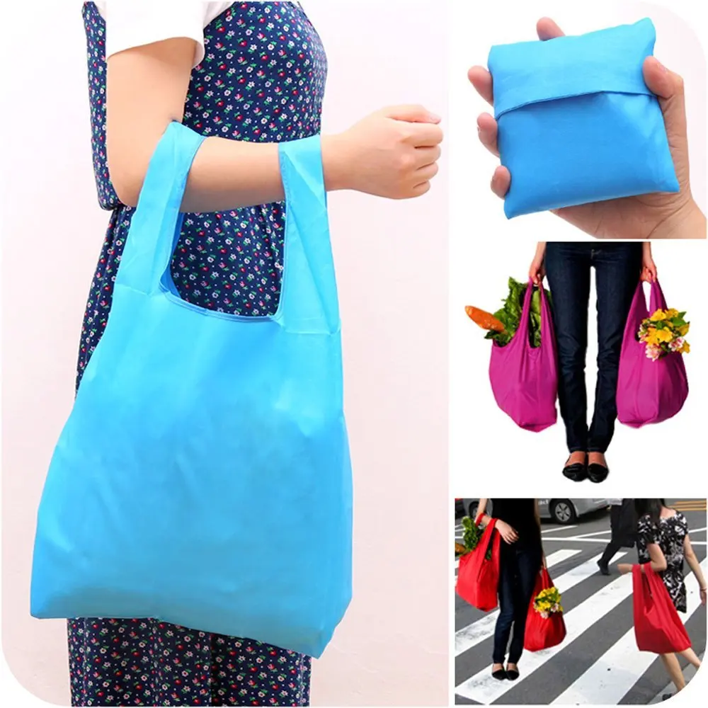 fold up nylon shopping bags