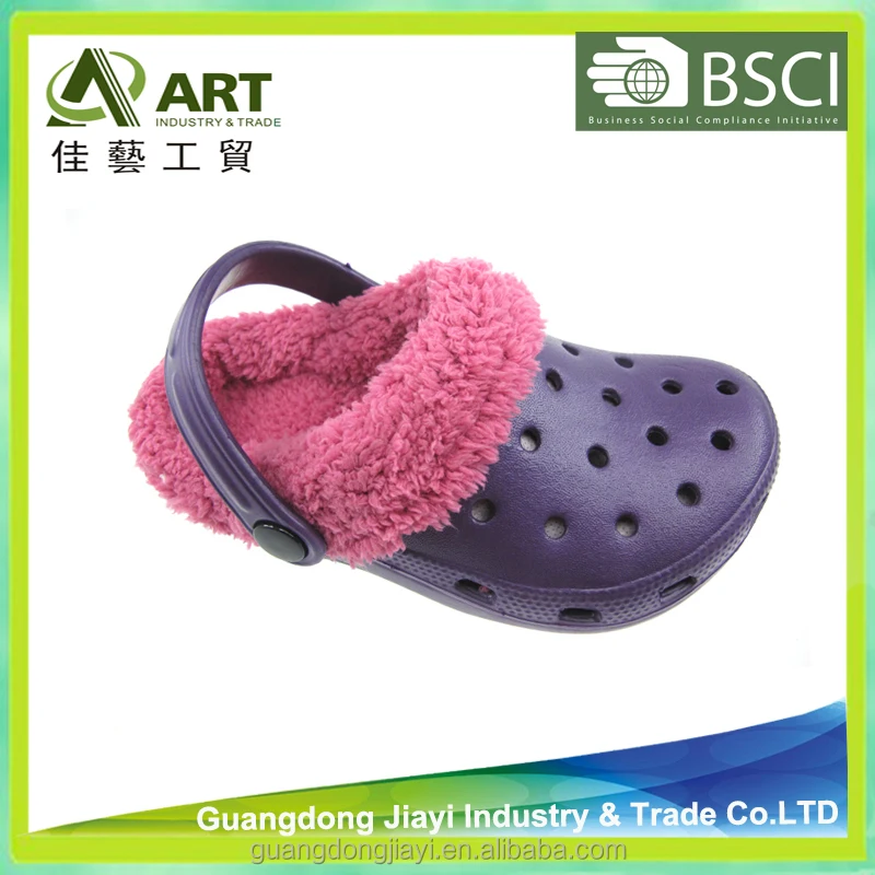 High Quality Winter Fabric Garden Clogs Shoes for Women and Men