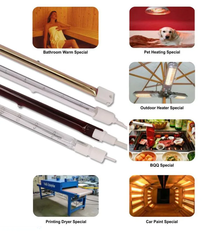 400V 2500W infrared halogen lamp for PET blowing machine