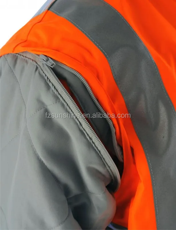 Custom Softshell High Visibility Work Jacket Men With Reflective Tape Work Wear Jacket Buy