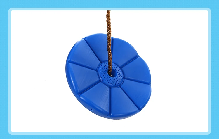 Safe durable outdoor disc plastic children colorful round plastic swing