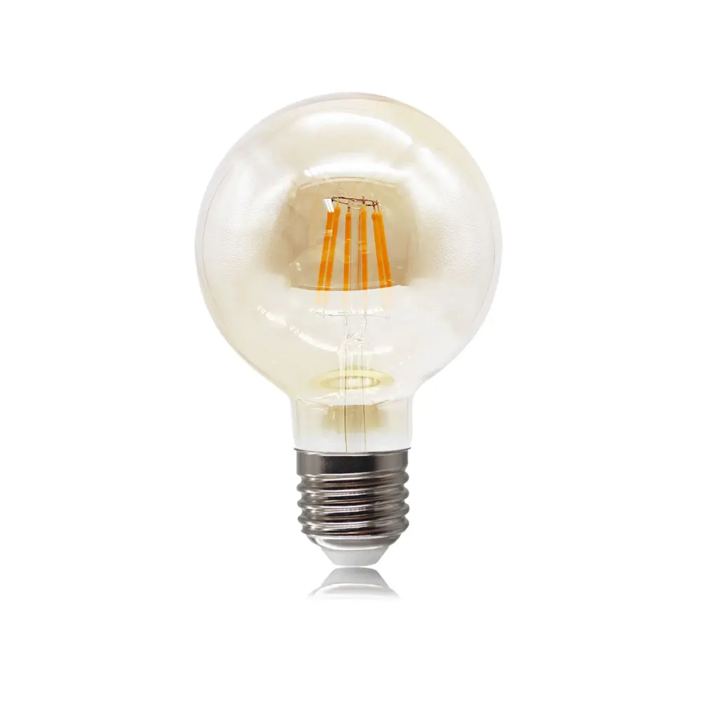 Globe vintage G95,G125 4w dimmable gold led edison bulb