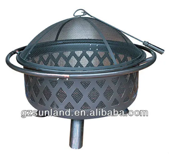 Outdoor Fire Pit Lid With Black Powder Coating Buy Outdoor Fire