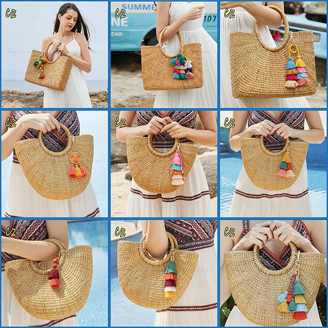 tote bag natural lady beach bag straw bag.jpg