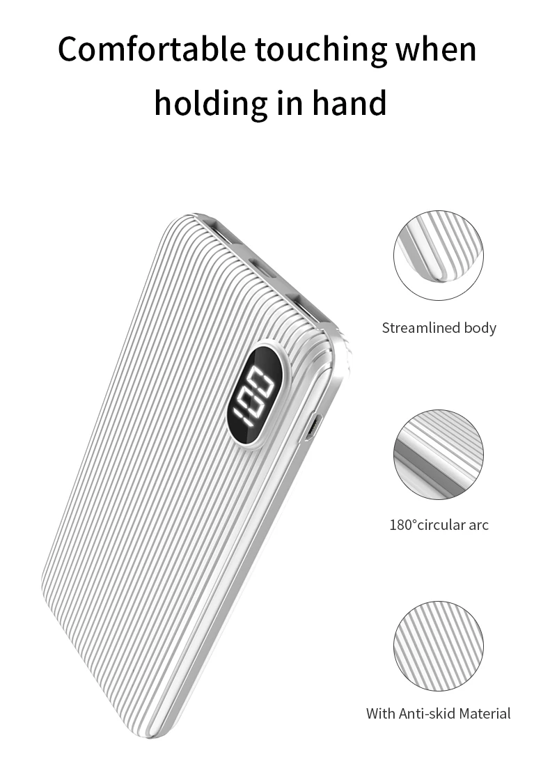 Best-selling promotion ultra slim Universal portable charger power bank 10000mah mobile powerbank - ANKUX.COM