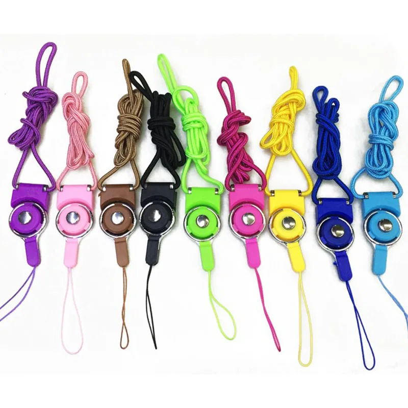 Universal Mobile Phone Case Detachable Lanyard Neck Strap MIx Color