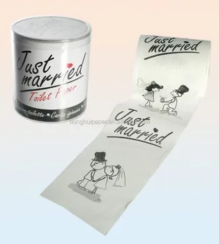Novelty Just Married Wedding Toilet Paper Tissue Roll Party Gift Novelty Just Married Wedding Toilet Paper Tissue Roll Party Gift Decoration Fun