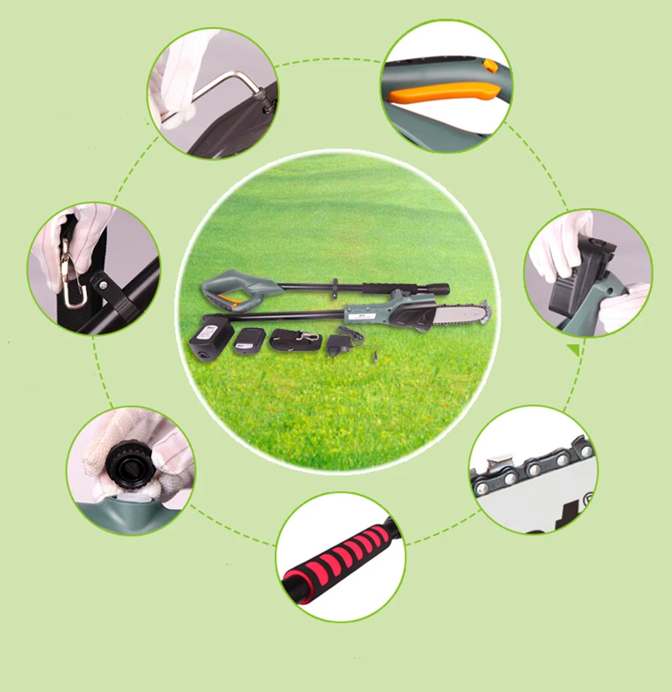 Extentool 9ft Long Reach Pruner Saw In Battery Garden Tools With