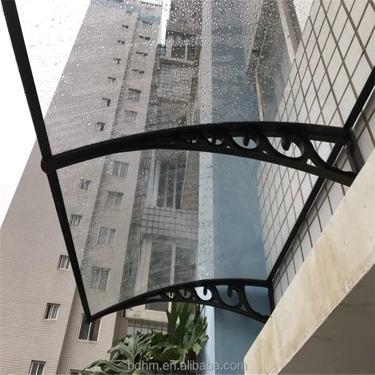 Cheap Poly Carbonate Diy Overhead Door Balcony Window Outdoor