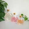 Hot sell 50ml 100ml 240ml high grade transparent ripple fruit wine ice wine bottle for vodka whiskey brandy rum