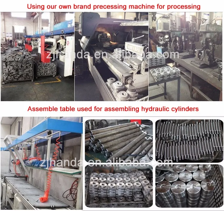 Popular long stroke double acting hydraulic piston cylinder