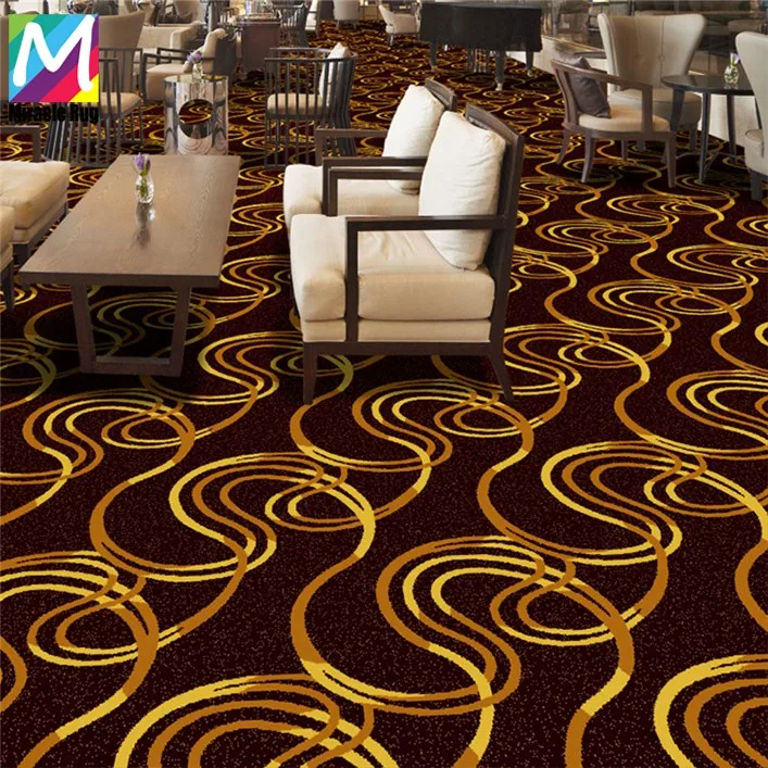 Popular 80% Wool 20% Nylon Axminster Broadloom Carpet Commercial Carpet