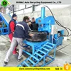 Waste rubber tire cutter machine for used tires retreading