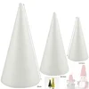 Kids Painting Drawing DIY Polystyrene Styrofoam Foam Ball White Cone For Christmas Tree Party Decoration Supplies Christmas