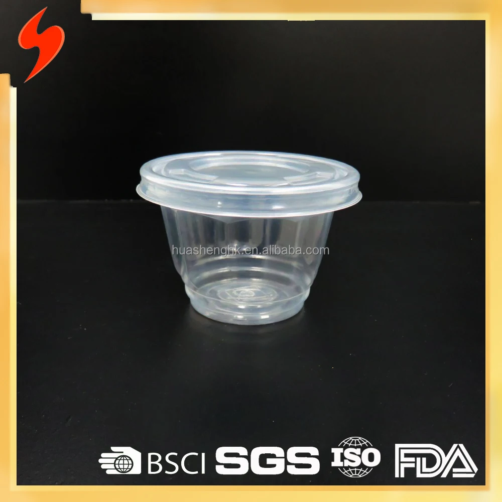 Oem Fda 5oz Clear Plastic Disposable Dessert Cup With Lid Buy Plastic