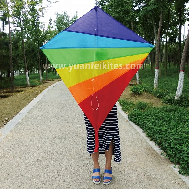 Large Rainbow Diamond Flying Kite For Sale Buy Rainbow Kite,Kite For