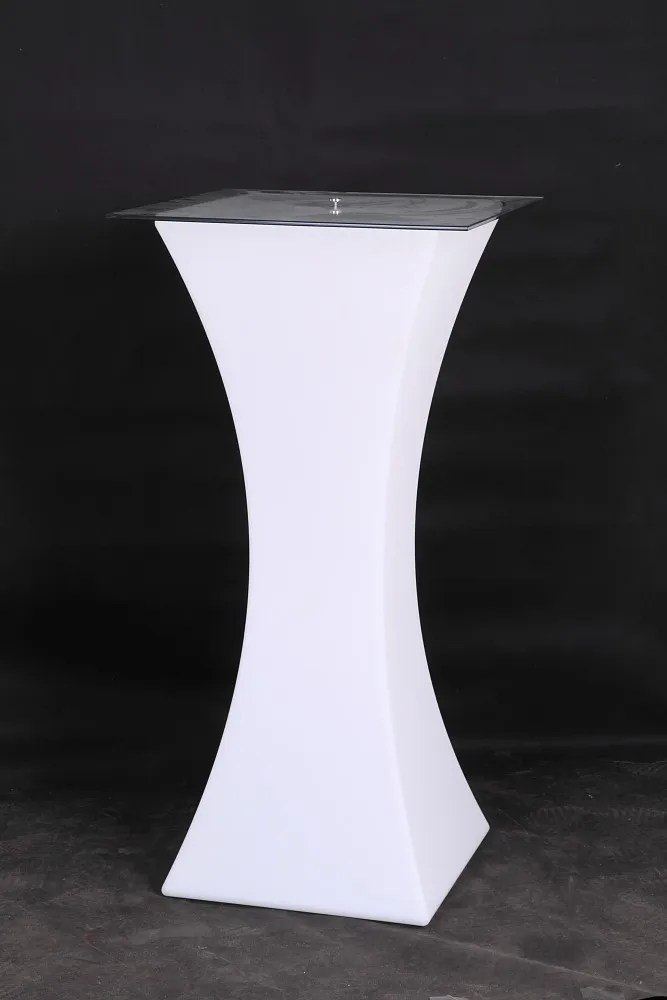 Glowing Led Bar Furniture Cocktail Table Waterproof Led Bar Table Led
