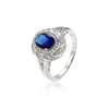 12983 XUPING sapphire ring, crystal ring, latest silver color ring design