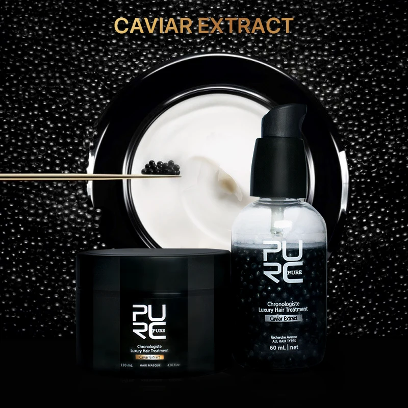 Purc Luxury Hair Treatment Caviar Extract Hair Mask For Salon And