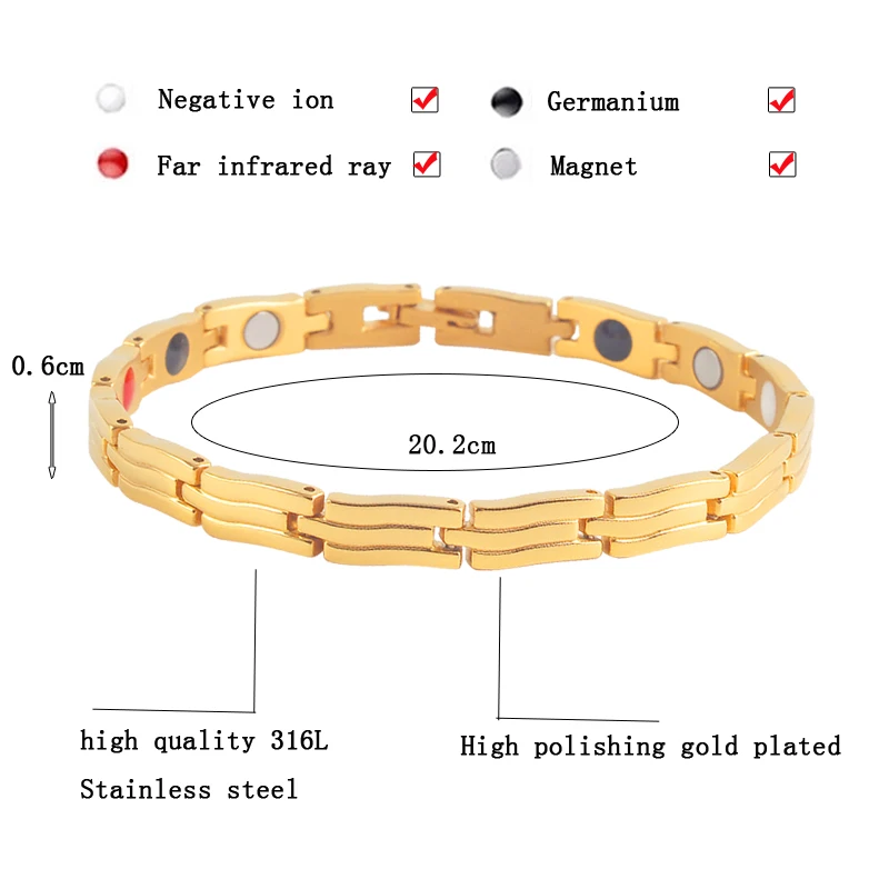 Blood Pressure Control Bracelet Gold Jewelry Buy Blood