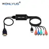 HDMI to YPbPr Converter Adapter Cable, 1080P HDMI to 5RCA Component Cable for DVD PSP Xbox 360 PS2 Nintendo to HDTV Monitor