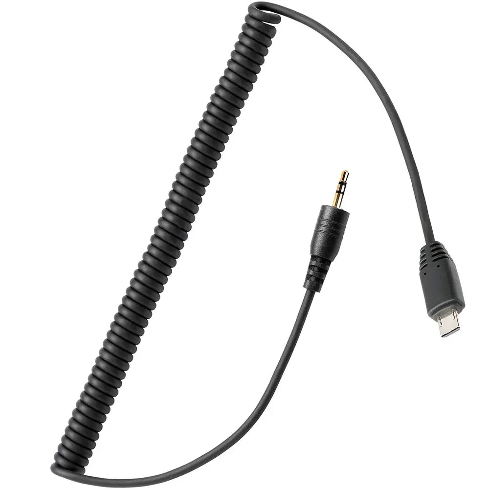 PHOLSY 2.5mm C8 Off-Camera Remote Shutter Release Connecting Cord Cable for Canon Cameras Replacement Canon RS-80N3 Cable