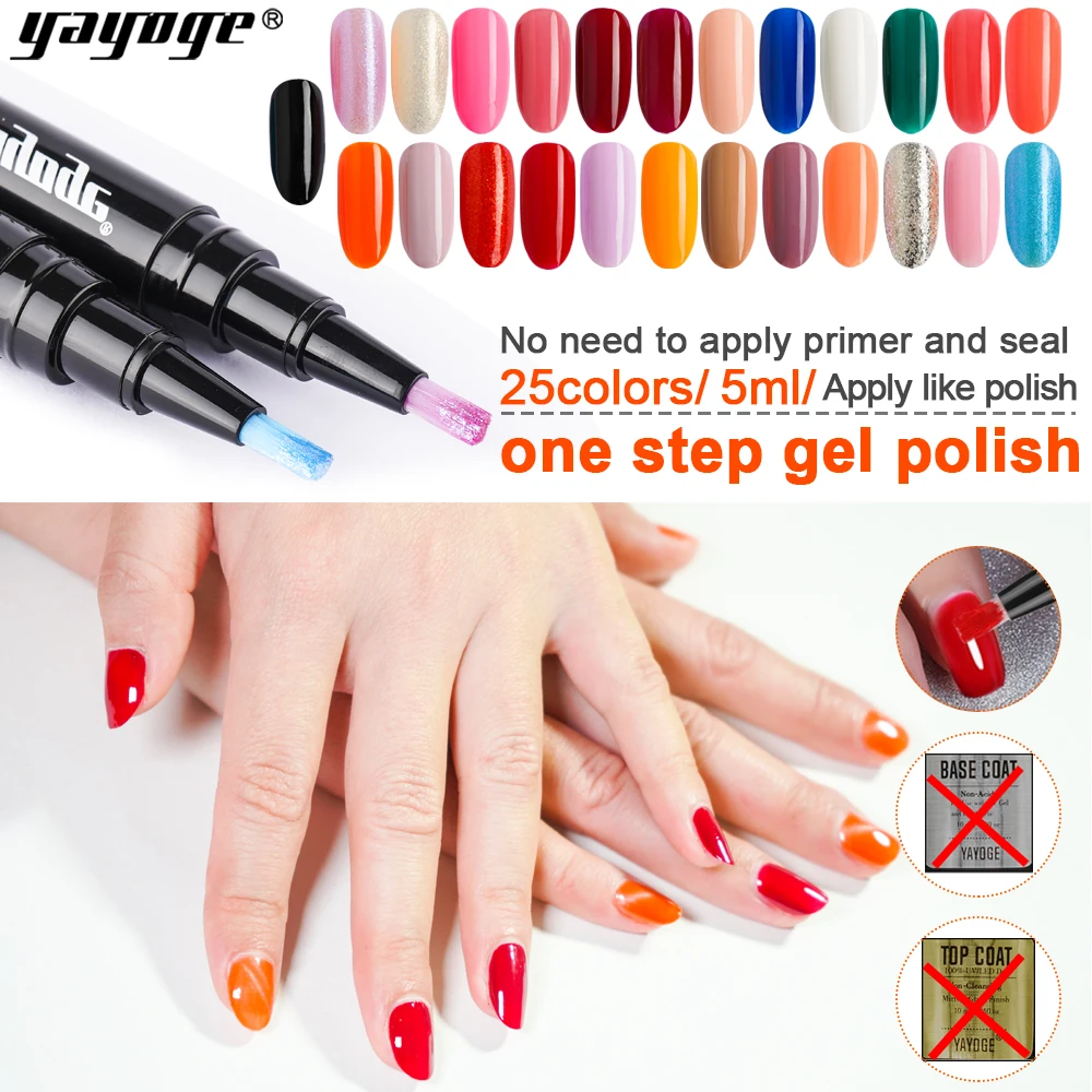 Yayoge China Gel Nail Polish Private Label One Step Uv Gel Polish Soak