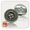 Normal 4 Holes ABS Plastic Silver/Brass/Gold Plating Color Button Has Small Thin Rim For Garment Coat, Sweater