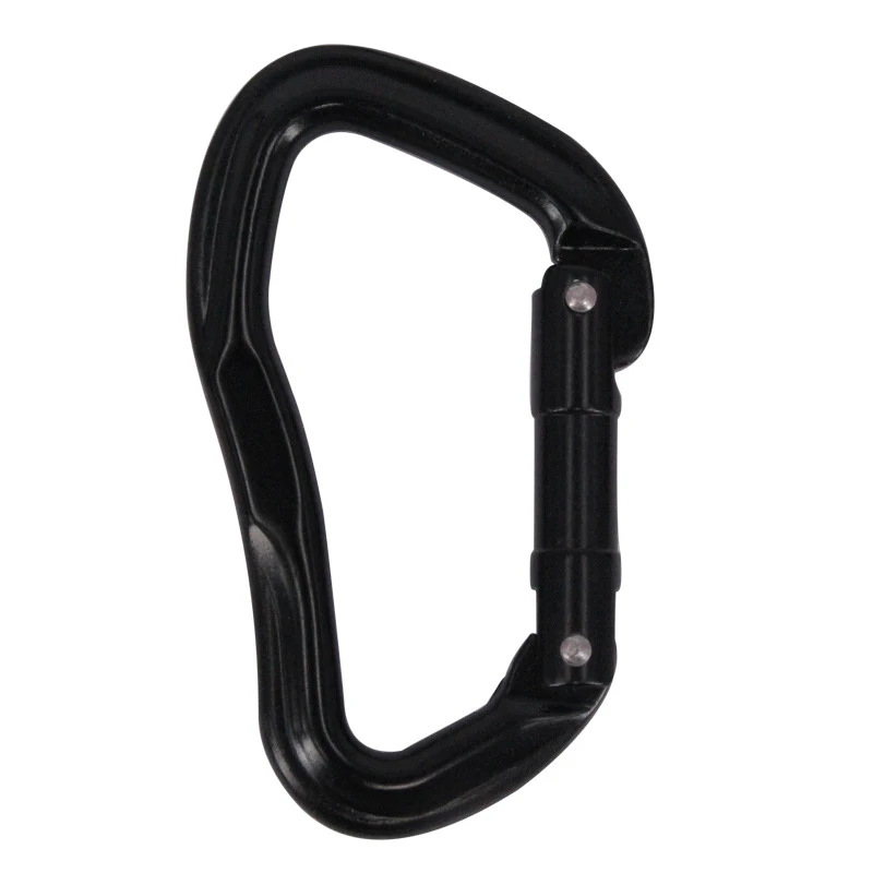 Wholesale Promotional Large Black D Shape Carabiner Heavy Duty