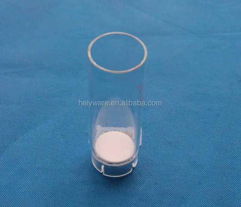 25*85 35*95 45*130mm Lab Use Glass Extraction Thimble With Fritted Disc