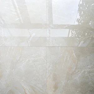 Hb6251 Turkish Marble Tanzania Ivory White Nano Floor Tile