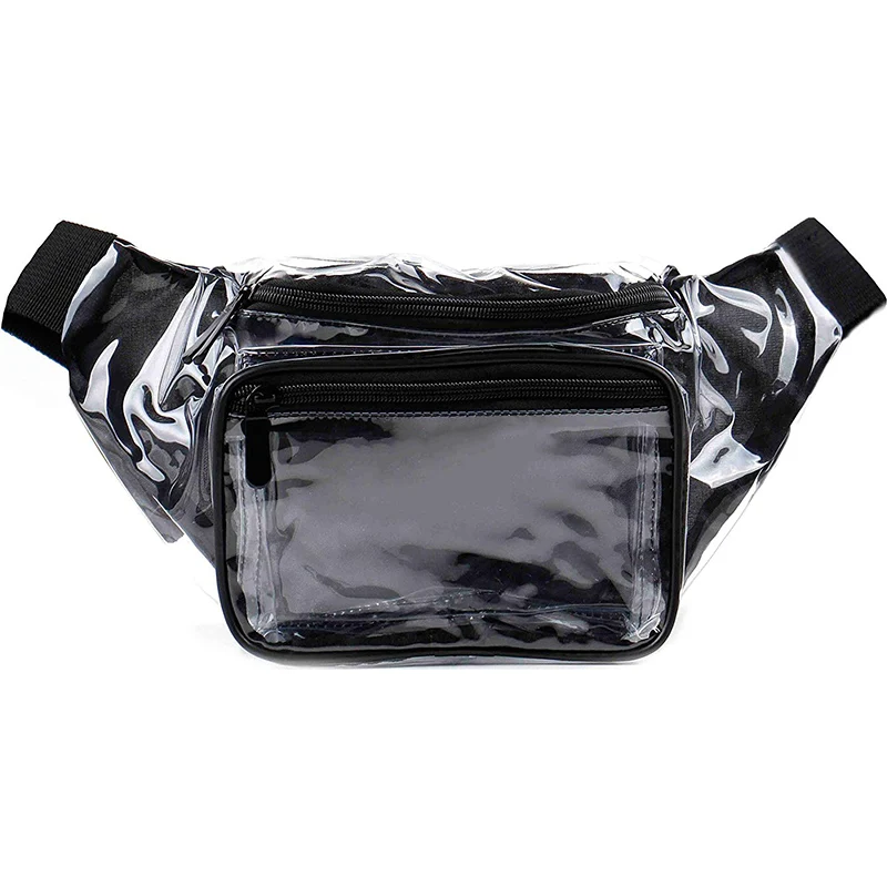 Custom Stadium Approved Clear Transparent Bumbag Pvc Fanny Pack - Buy ...