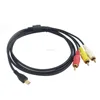 New OEM Micro to Camera 3 RCA VMC-15MR2 AV Cable for Sony HDR-CX380E HDR-CX390E HDR-CX510E