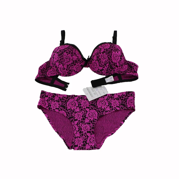 
hot sexy jacquard bra and panty underwear 
